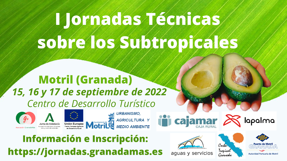 El próximo jueves comienzan las I Jornadas Técnicas sobre los Subtropicales en Motril